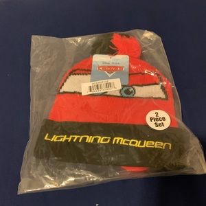 Cars Lightning McQueen Hat and gloves set